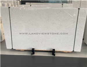Polished Colombia Pure White Marble Slabs Tiles