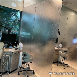 Screen & Room Divider Backlit Acrylic Sheet Raindrops Effect