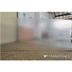 Screen & Room Divider Backlit Acrylic Sheet Raindrops Effect