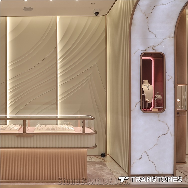 Wholesale Artificial Stone Veins Backlited Stone For Wall