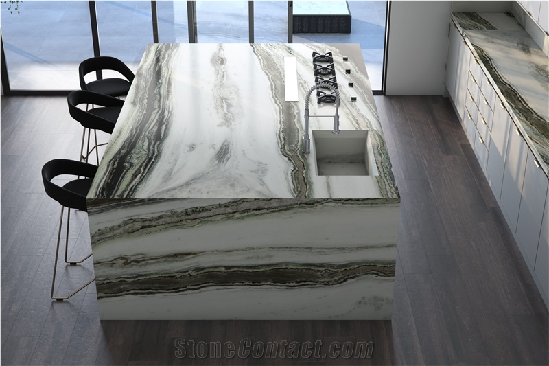 Glaciers Slabs- Dalmata Marble Slabs