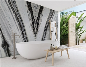 Glaciers Slabs- Dalmata Marble Slabs