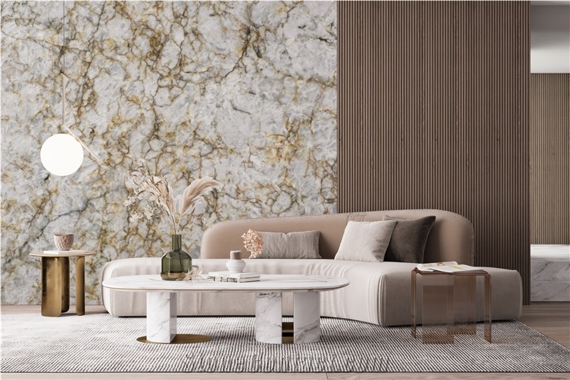 Iceberg Gold Quartzite Slabs