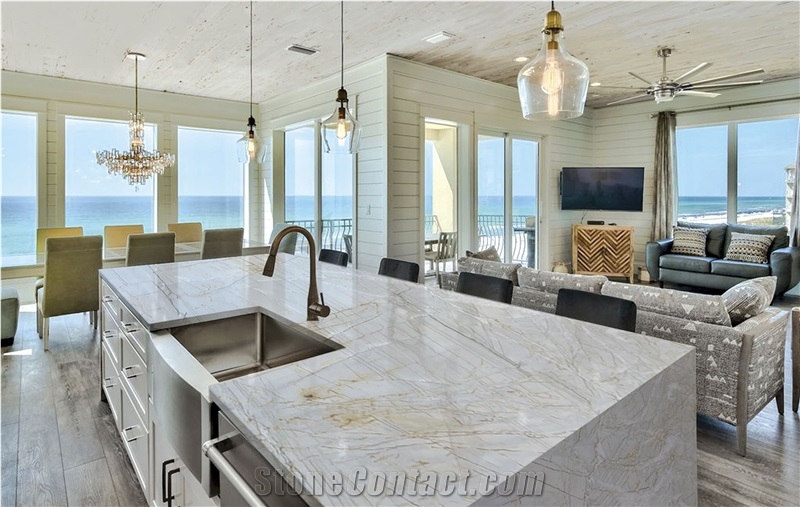 Nuage Macchia Oro Quartzite Slabs