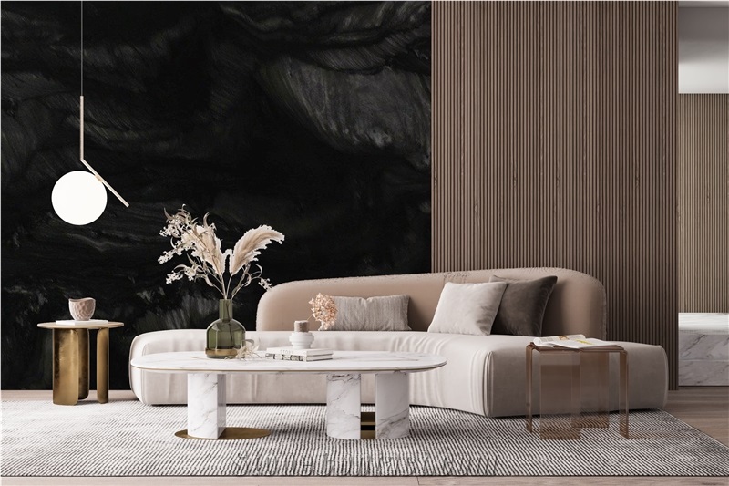 Scandalous Black Quartzite Slabs, Scandalous Quartzite Tiles