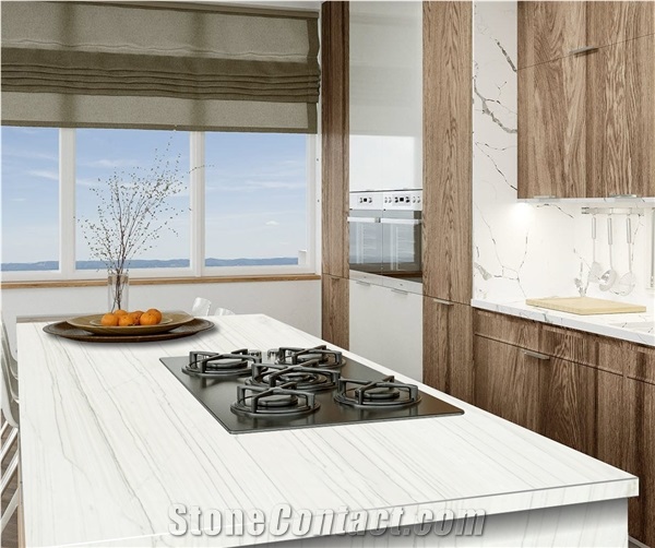 White Lux Quartzite Slabs