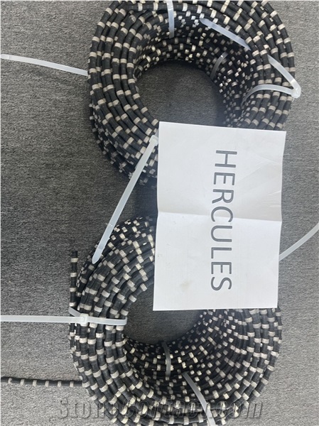 Rubber Diamond Wire Saw For Granite Quarry Cutting Fast