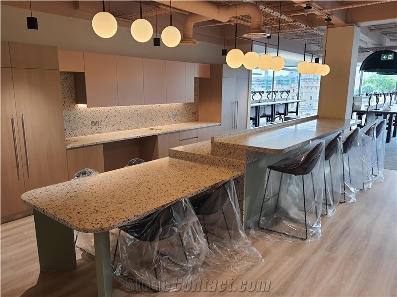 Terrazzo Commercial Counters, Office Desk Tops
