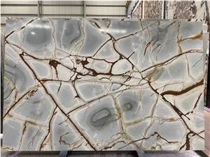Admiral Blue Quartzite Fantasy Dream Blue Slab Tile