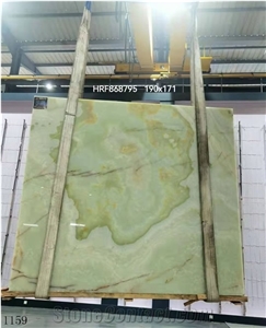 Afghan Green Onyx  Afghanistan Slab
