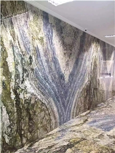 Azurite Blue Granite Slab Tile In China Stone Market