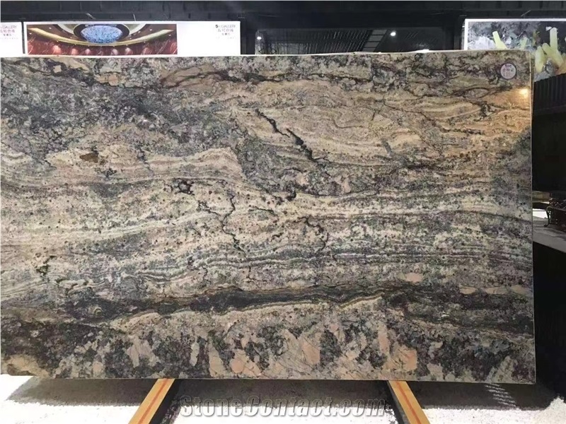 Azurite Blue Granite Slab Tile In China Stone Market