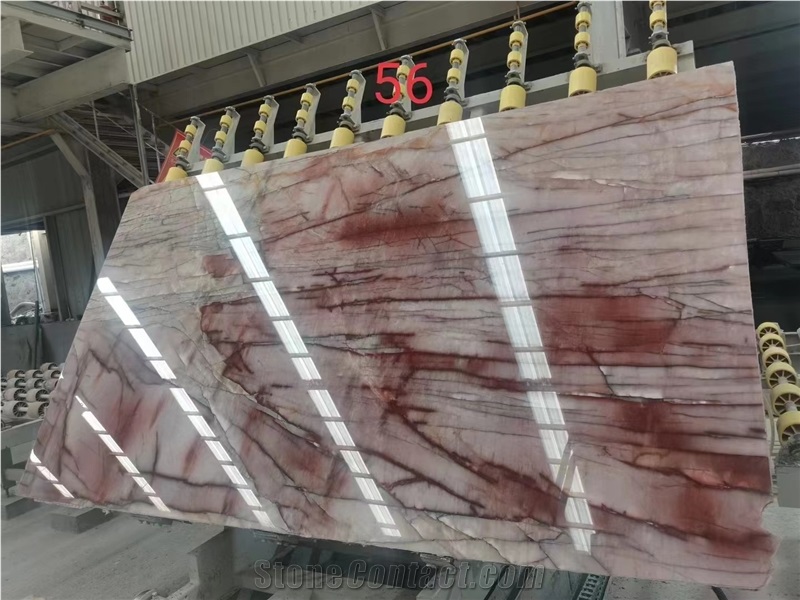Bordeaux Color Cristallo Juliet Quartzite Slabs