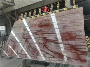 Bordeaux Color Cristallo Juliet Quartzite Slabs