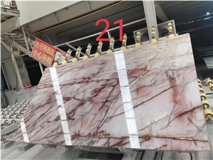 Bordeaux Color Cristallo Juliet Quartzite Slabs