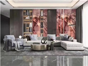 Bordeaux-Rose Juliet Crystal Quartzite Slabs