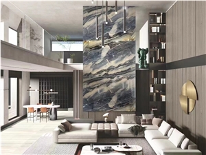 Brazil Admiral Blue Azul Quartzite Dream Fantasy Slab Tiles