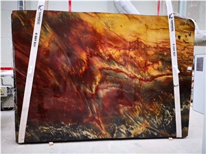 Brazil Macaubas Illusion Quartzite Fire Phoenix Slab Tile