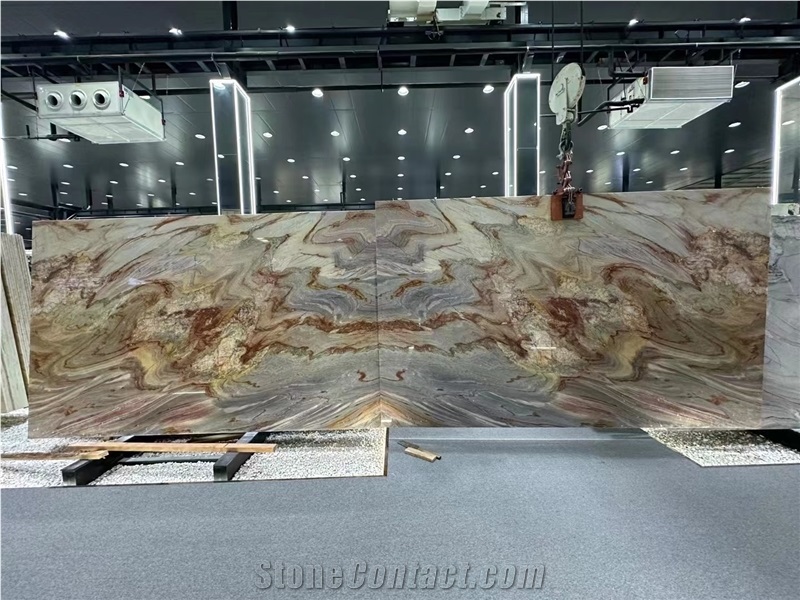 Brazil Macaubas Illusion Quartzite Fire Phoenix Slab Tile