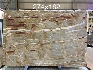 Brazil Nacarado Quartzite Van Gogh Crema Onicciato Aurora