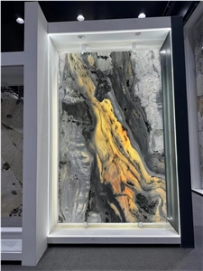 Brazil Thunder Cloud Marble Slab Tile In China Stone Market