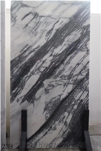 China Mountain White Marble Polished 1.8Cm Big Size Slabs