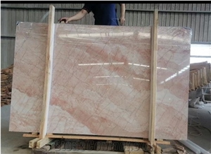 Cream Rose Marble Slab Tile