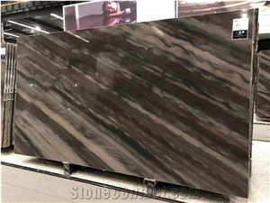 Elegant Brown Quartzite Dune Polished Bookmatched Big Slab