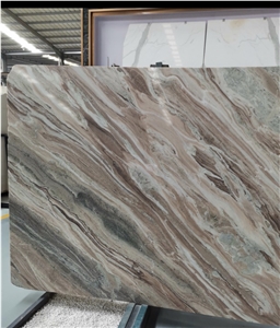 French Purple Marble Majestic Ocean Cipollino Ondulato Slab