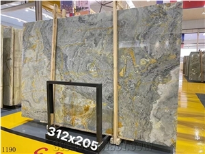 Gold Blue Jade, Golden Onyx Polished Slabs