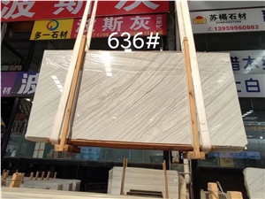 Greece Striato Argento Marble Striped Lefkon Veria Vein Slab