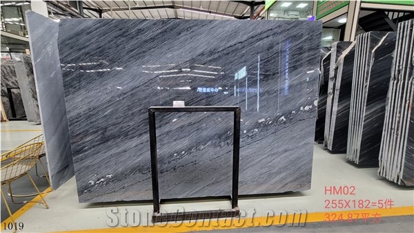 Grey Cartier Marble Slab