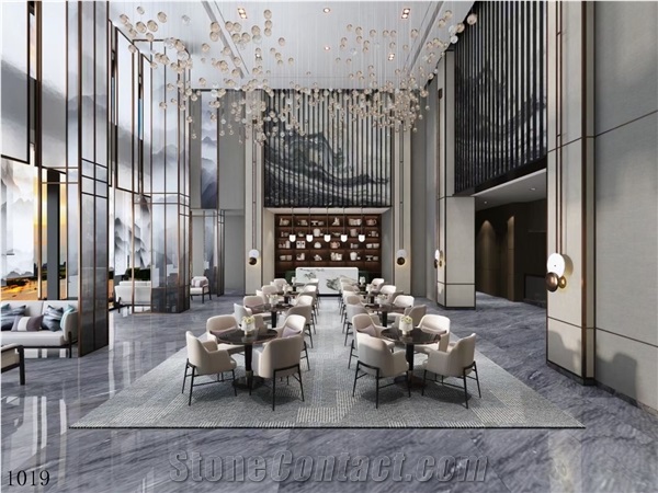 Grey Cartier Marble Slab
