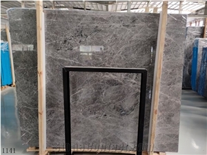 Hermes Gray Marble Grey Ash Slab Tile