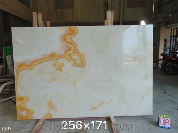 Iran Mahabad White Onyx Slab