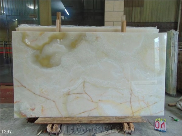 Iran Mahabad White Onyx Slab