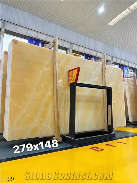 Iran Peachy Onyx  Slab Wall Tile Dark