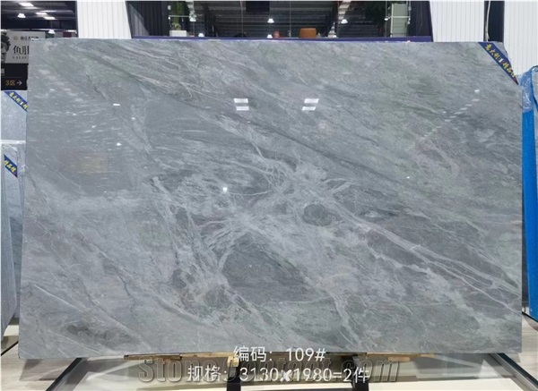 Italy Dove Grey  Himalaya Gray Marble Slab For Living Room