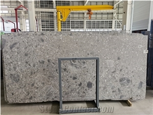 Italy Fossil Grey Marble Milan Ash Polished Big Slab Tile