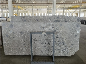 Italy Fossil Grey Marble Milan Ash Polished Big Slab Tile