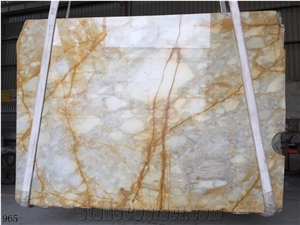 Italy Siena Gold Marble Small Slabs Polished For Interior Design Use