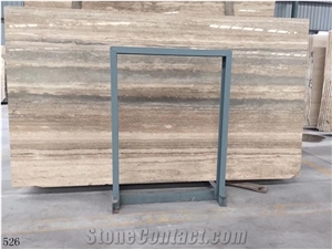 Italy Travertino Romano Silver Fosse Roman Travertine Slab