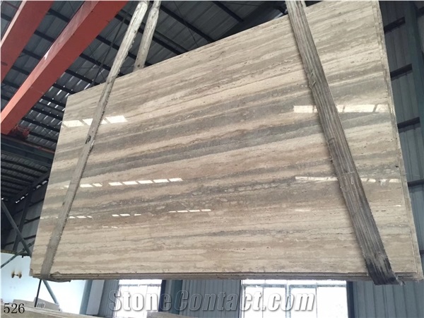 Italy Travertino Romano Silver Fosse Roman Travertine Slab