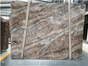 Louis Red Marble Black Agate Slab Tile