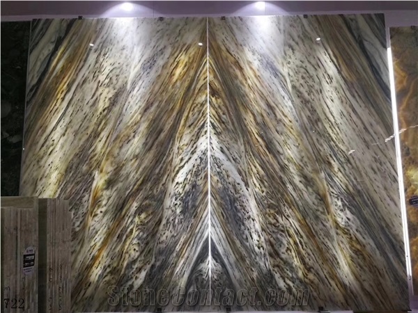 Louis Red Marble Black Agate Slab Tile