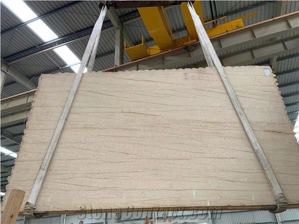 Niwala Amarillo Sandstone Cream Gravel Spanish Gold Slab