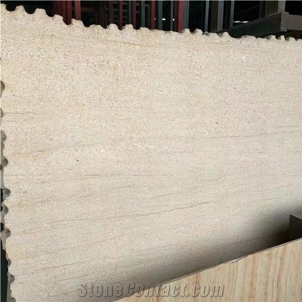 Niwala Amarillo Sandstone Cream Gravel Spanish Gold Slab