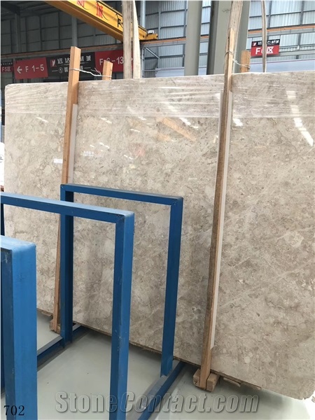 Oman White Rose Desert Beige Slab Tile