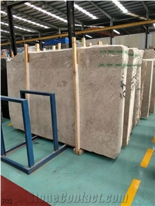 Oman White Rose Desert Beige Slab Tile