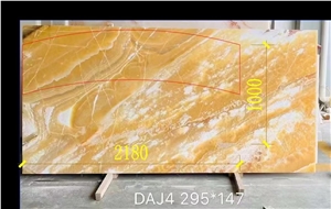 Orange Onyx Slabs For Wall Cladding